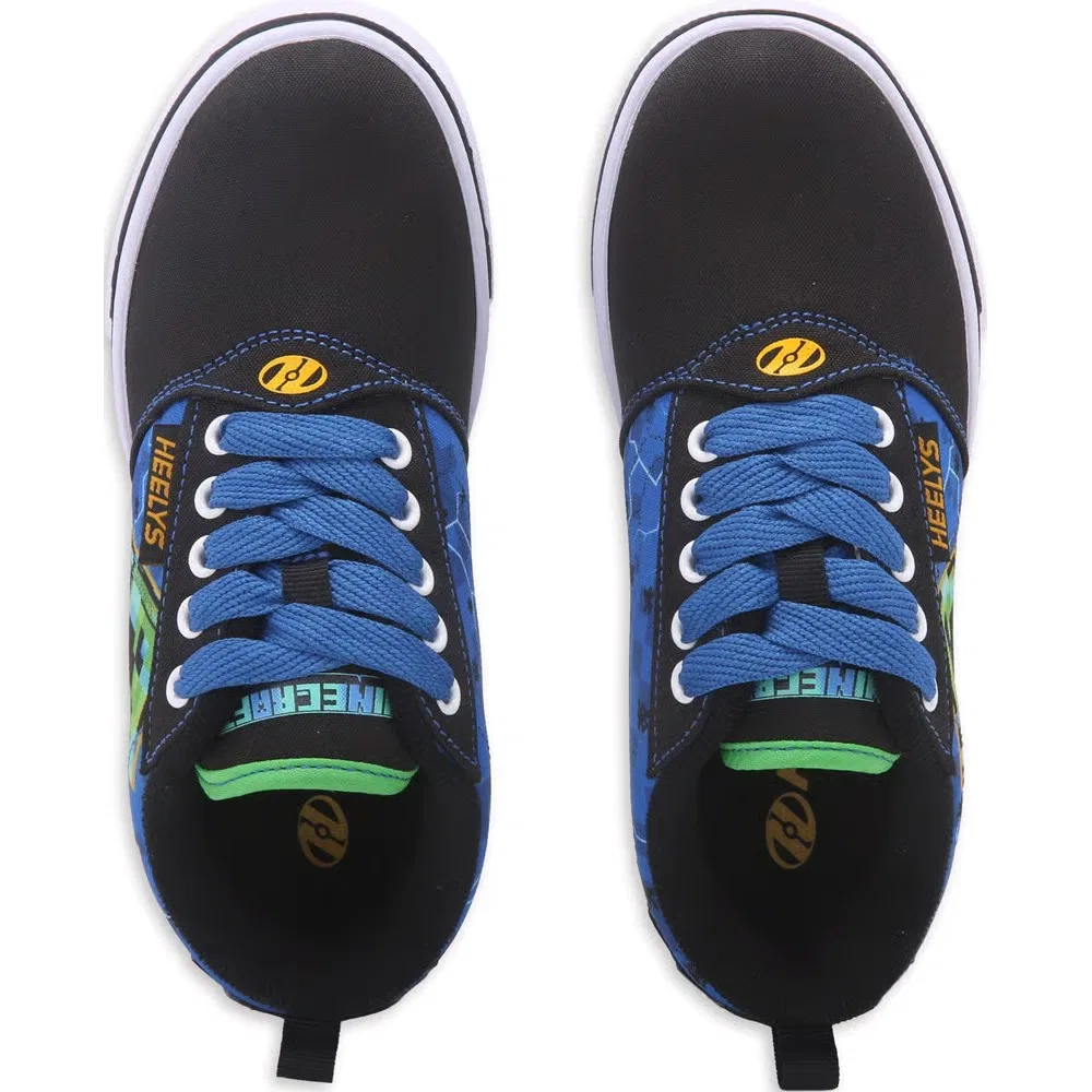 Детские скейт-кроссовки Minecraft Pro 20 Heelys, Black/Blue Minecraft — фото 4