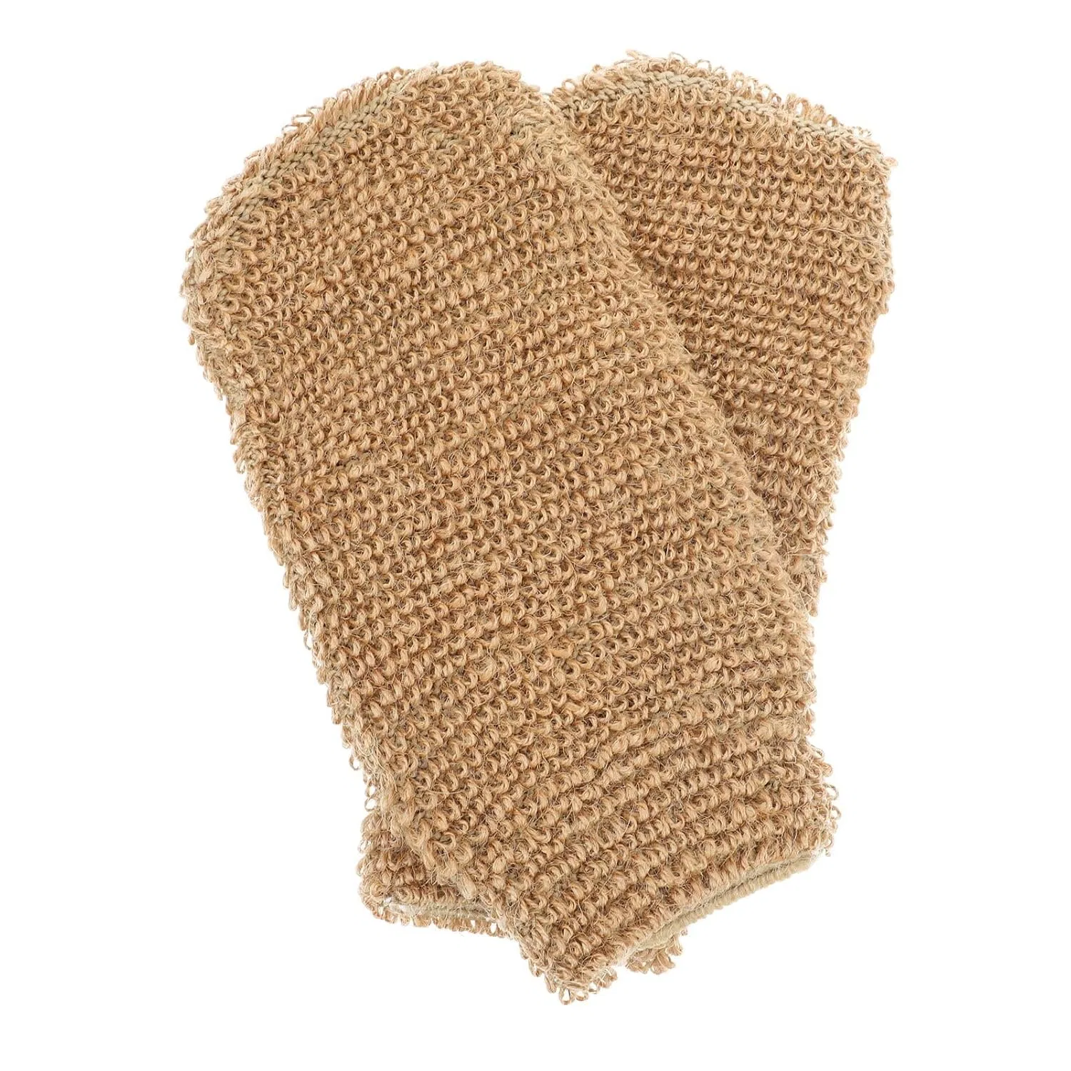 Перчатки для пилинга, BETOOKY, 2 шт, Jute, Hellbraun