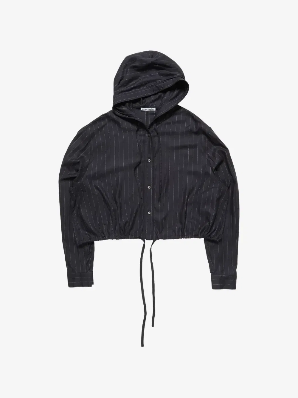 Шерстяная рубашка на пуговицах Acne Studios, синий