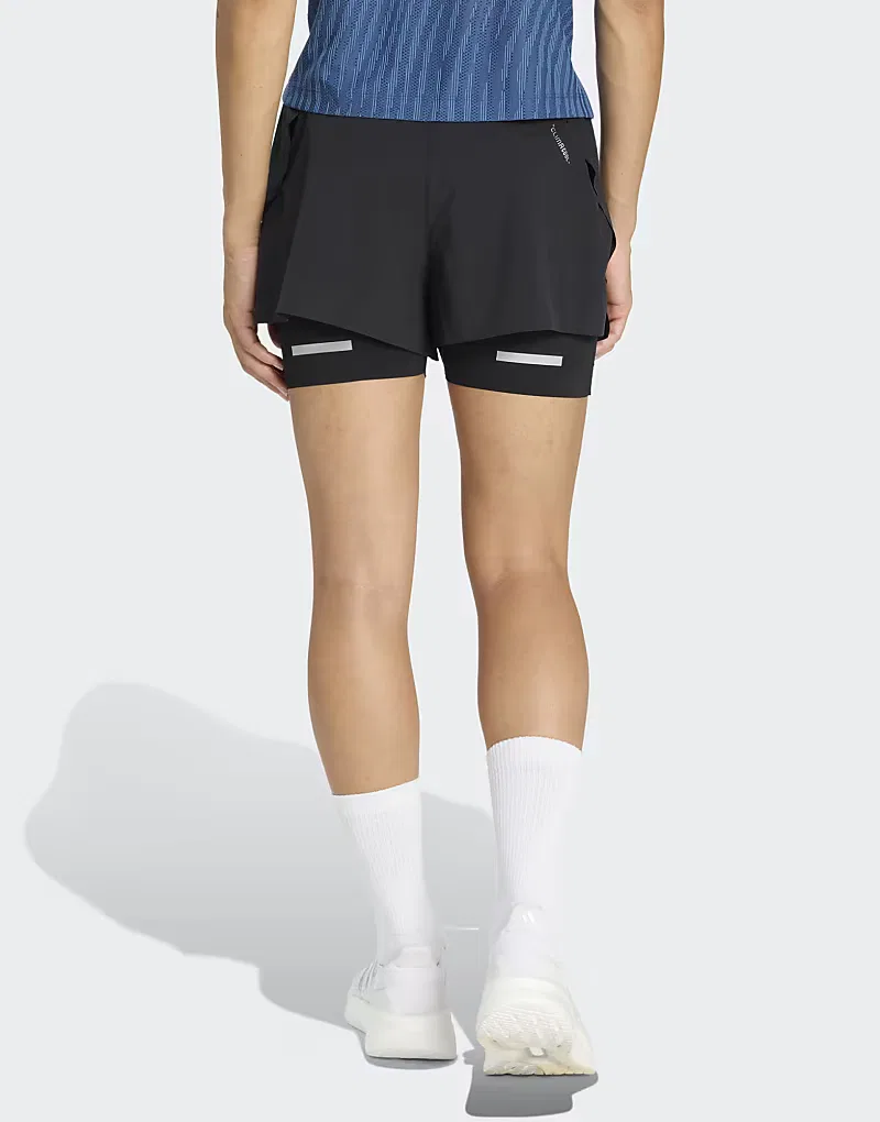 Шорты Adidas performance Adi365 climacool+ с 4 карманами, 2 в 1, черный — фото 2