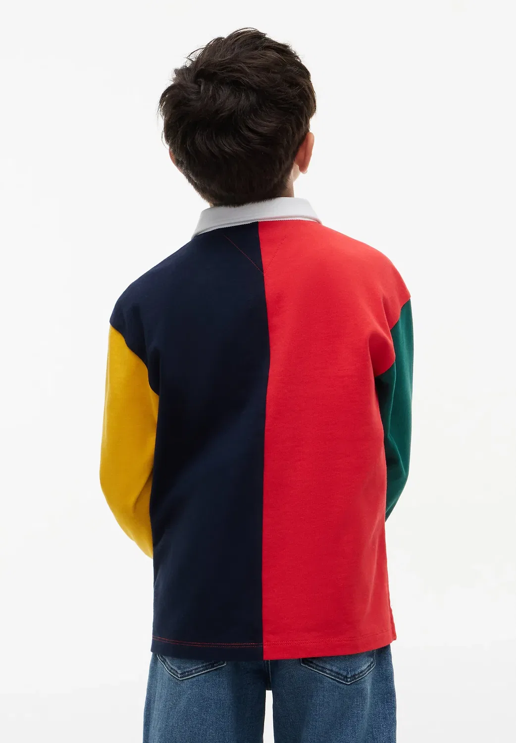 Регби - футболка с длинными рукавами Tommy Hilfiger, Red Glare Blocking — фото 3