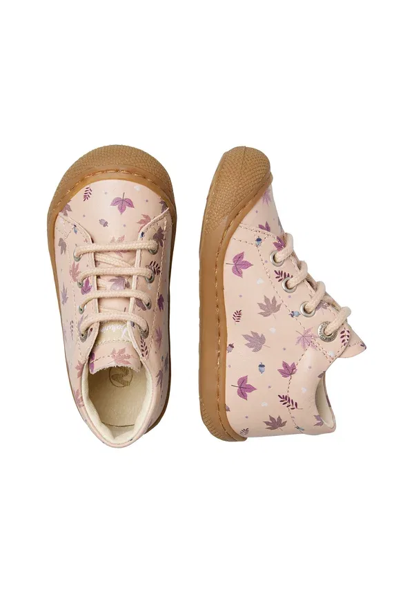Ботинки кожаные Touch-strap shoes Naturino, Puderrosa, пудрово-розовый — фото 3