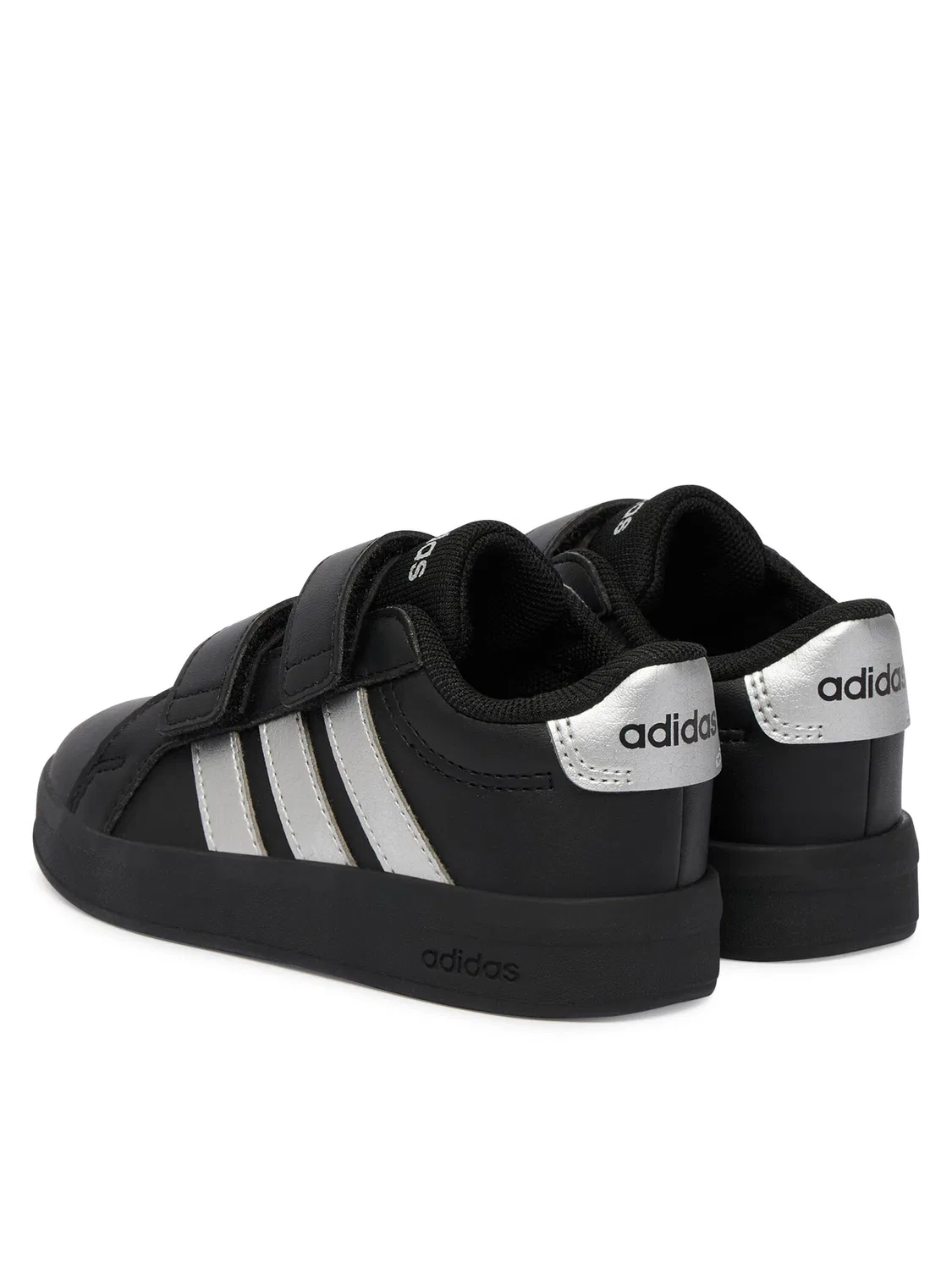 Кроссовки для мальчика Grand Court Shoes Infants Adidas, черный — фото 3