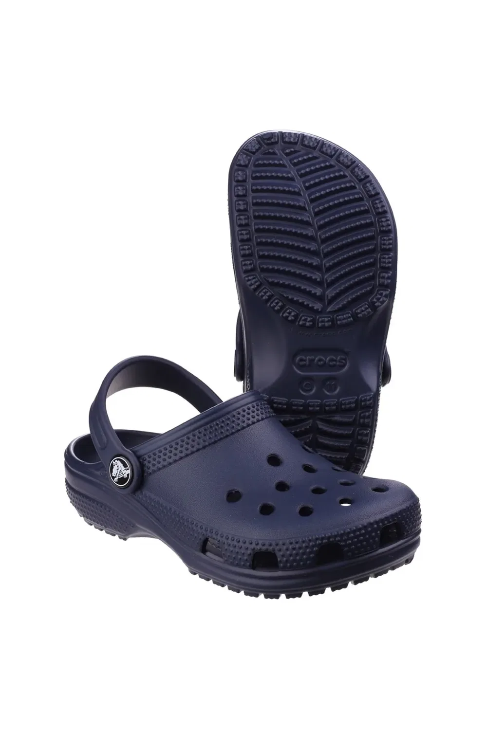 Детские классические клоги Crocs, Navy — фото 3