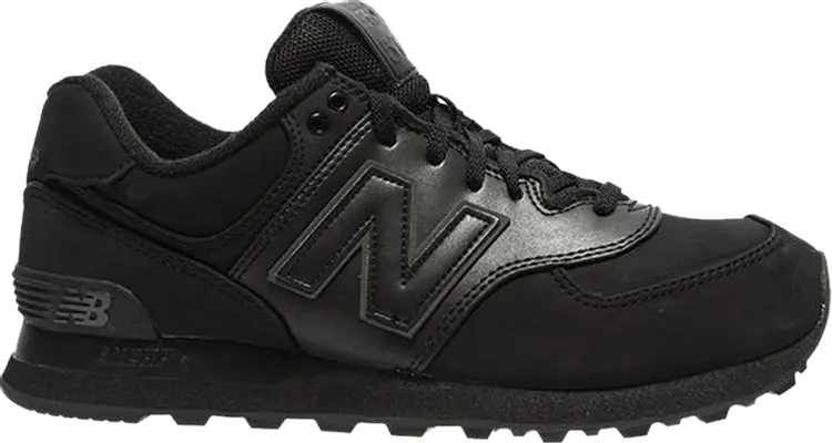 

Кроссовки кожаные New Balance 574, черный