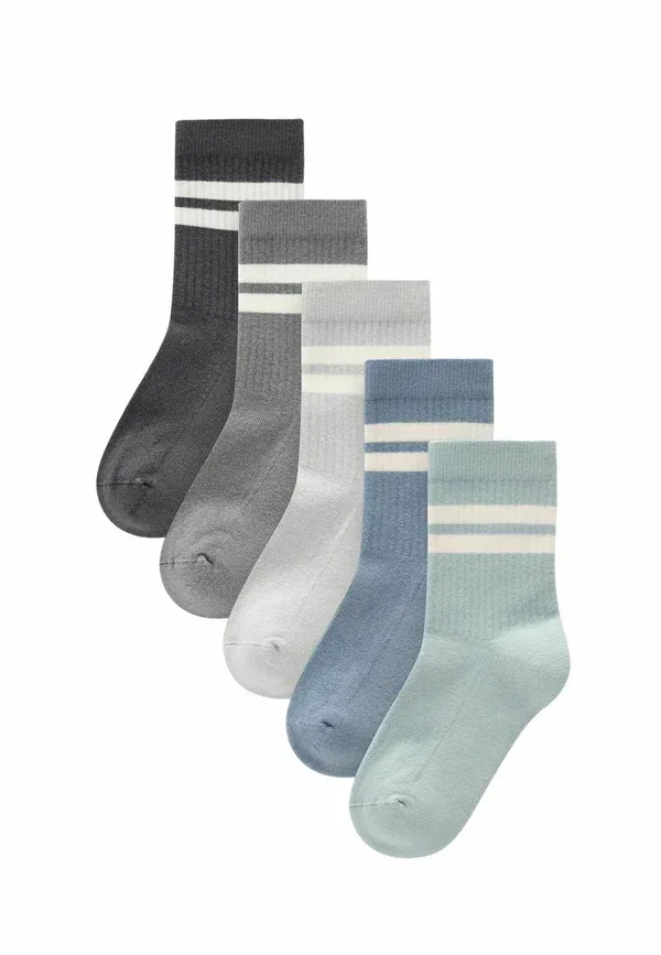 Носки, дышащие, Sport socks five pack, Next, Mineral Blue Grey, синий/серый