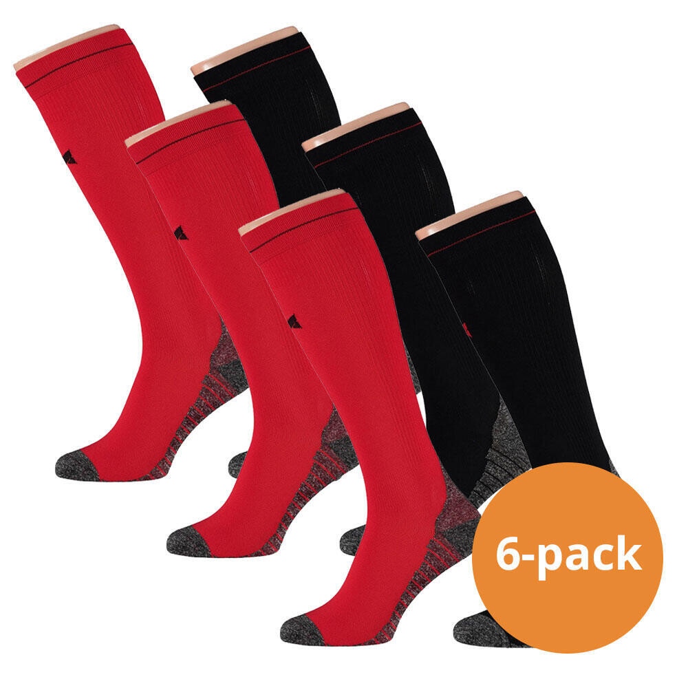 

Компрессионные чулки Xtreme, 6 шт., разноцветный красный XTREME SOCKSWEAR , красный