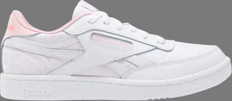 

Кроссовки club c revenge j 'valentine's day - white pink glow' Reebok, белый