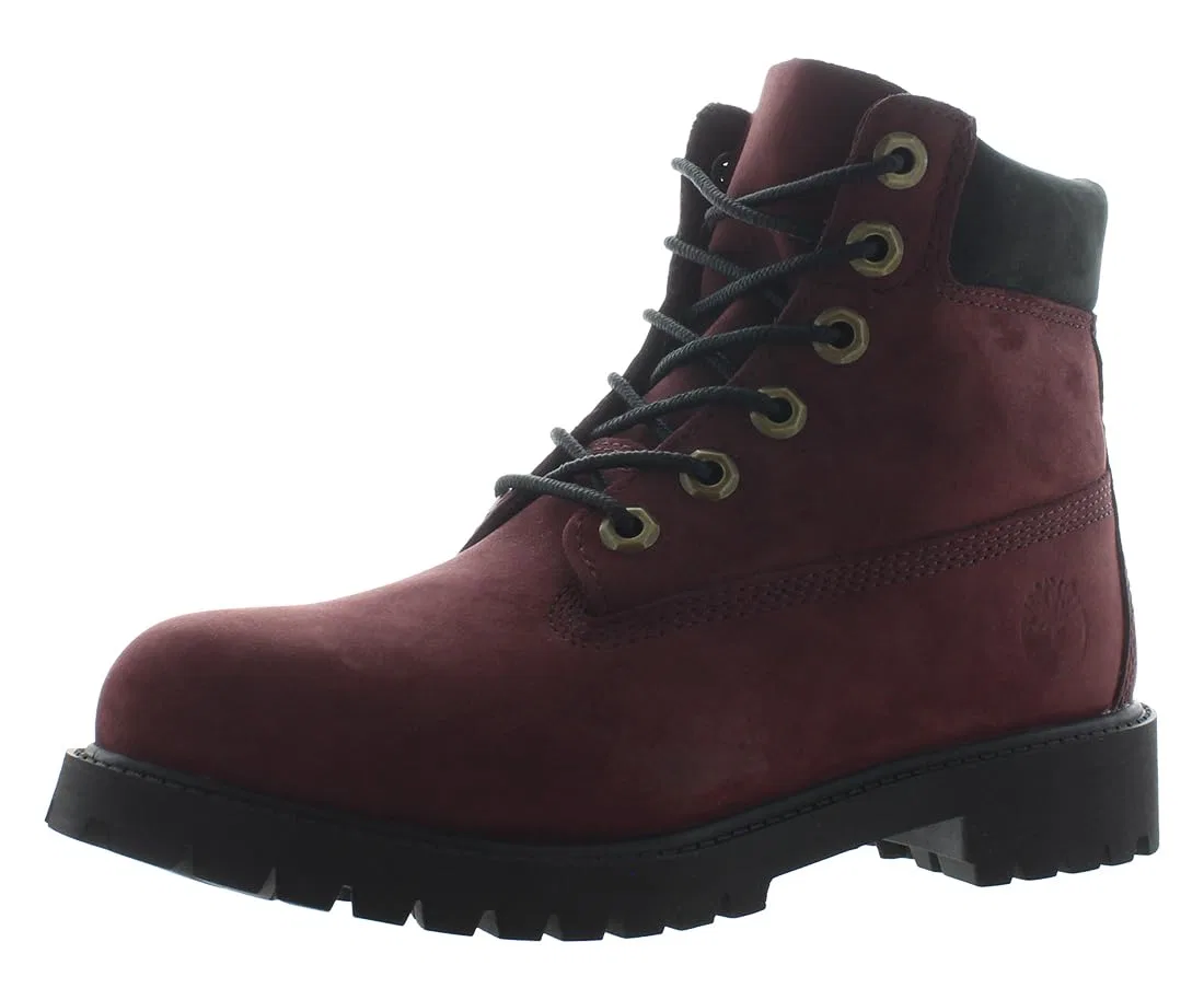 Детские ботинки для девочек водонепроницаемые 6 in Premium Wp Timberland, Bright Red