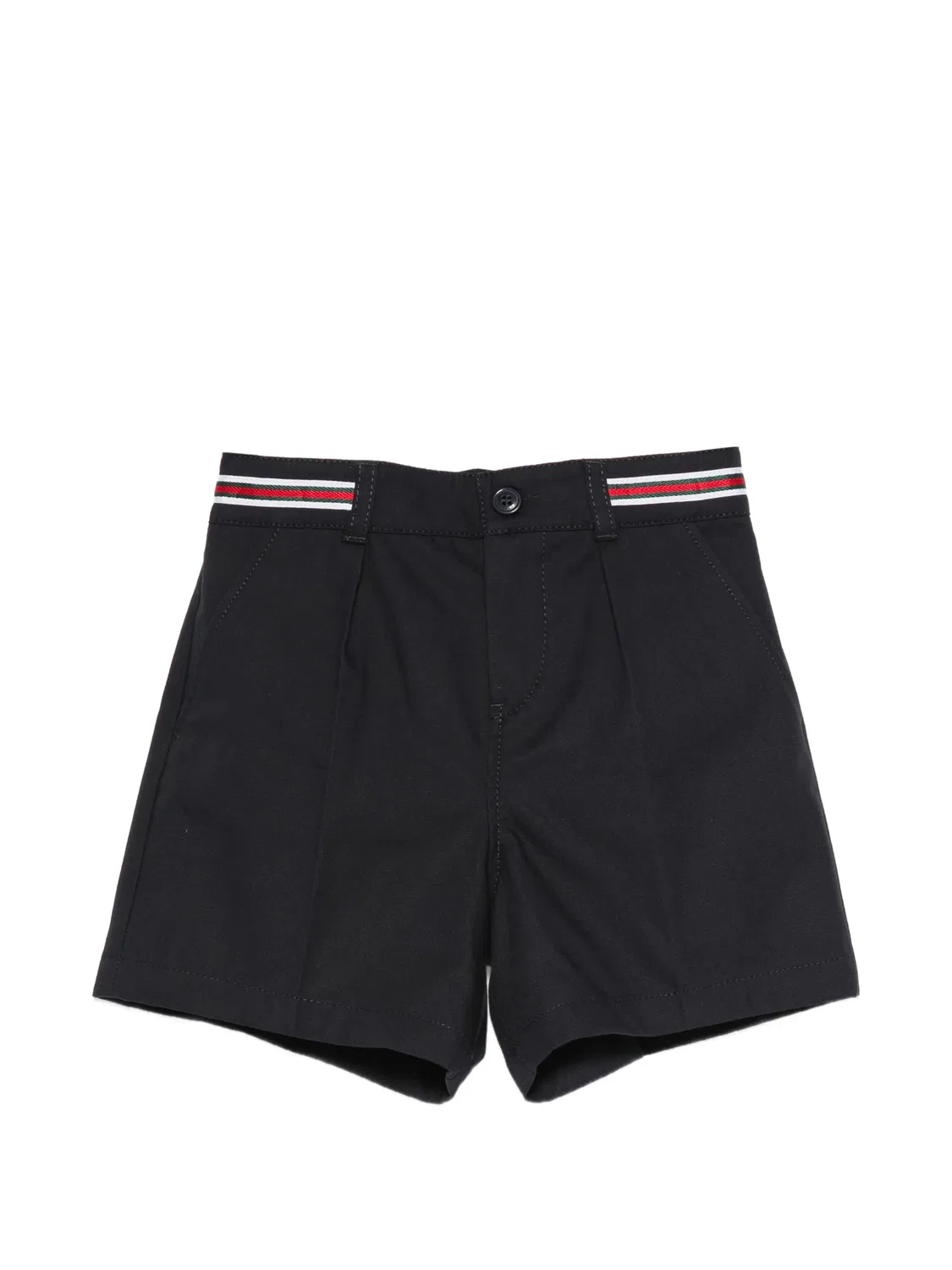 Шорты с отделкой Web Gucci Kids, синий