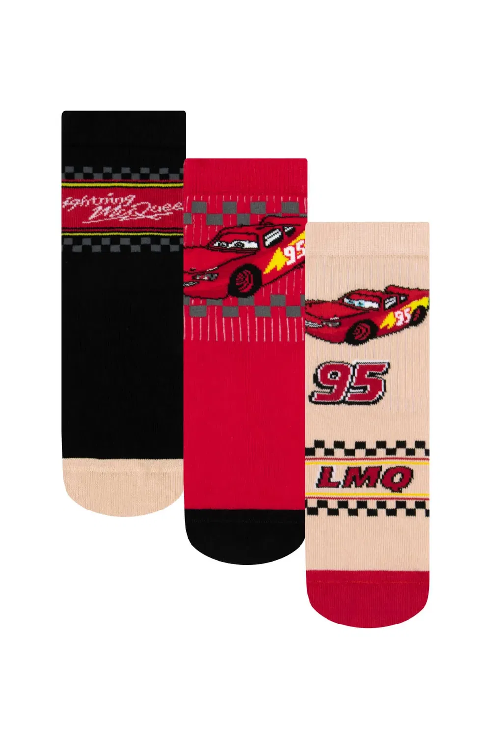 Детские носки с принтом Cars Lightning McQueen Disney, Multi