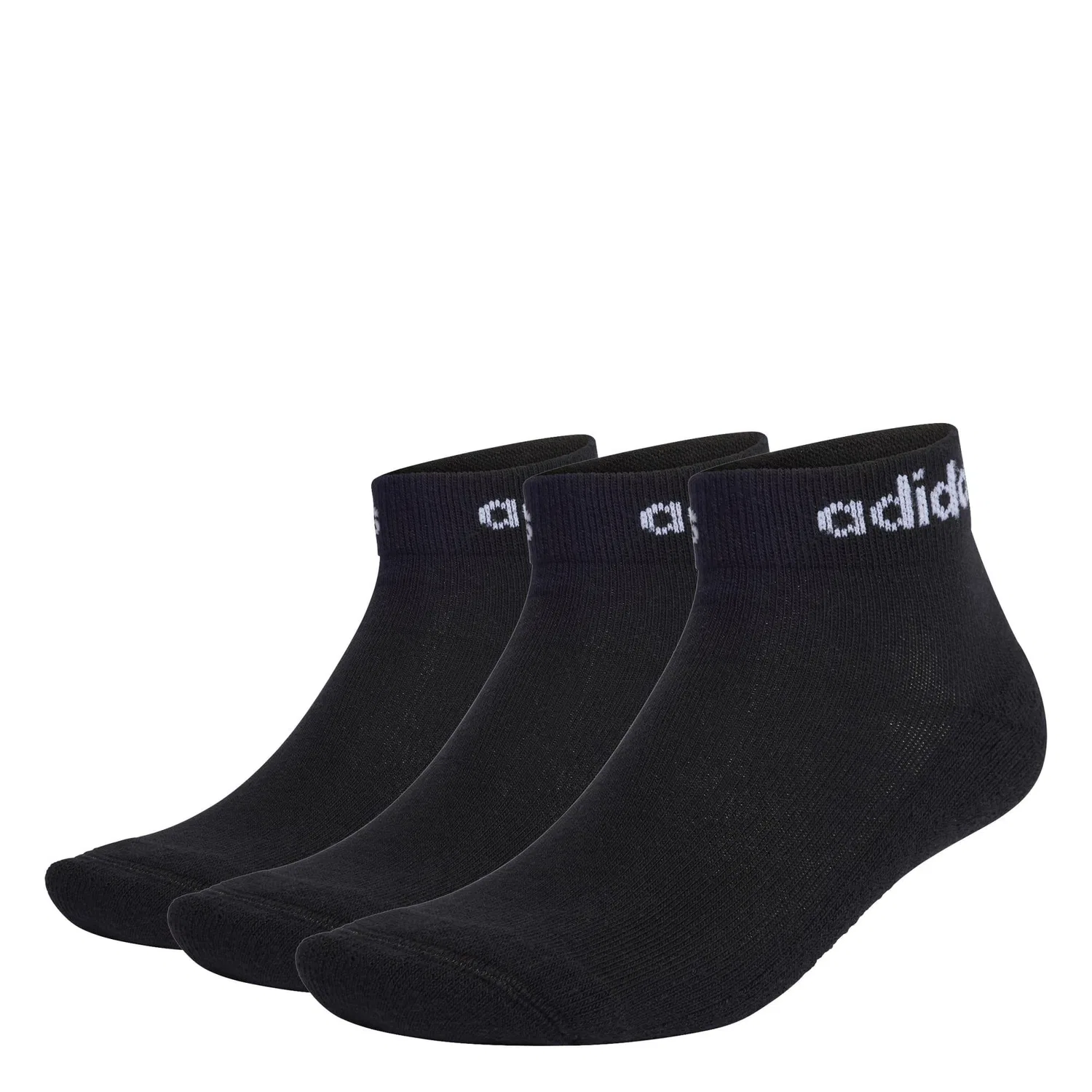 Спортивные носки Think Linear Ankle Sock 3P Adidas, Черный Белый