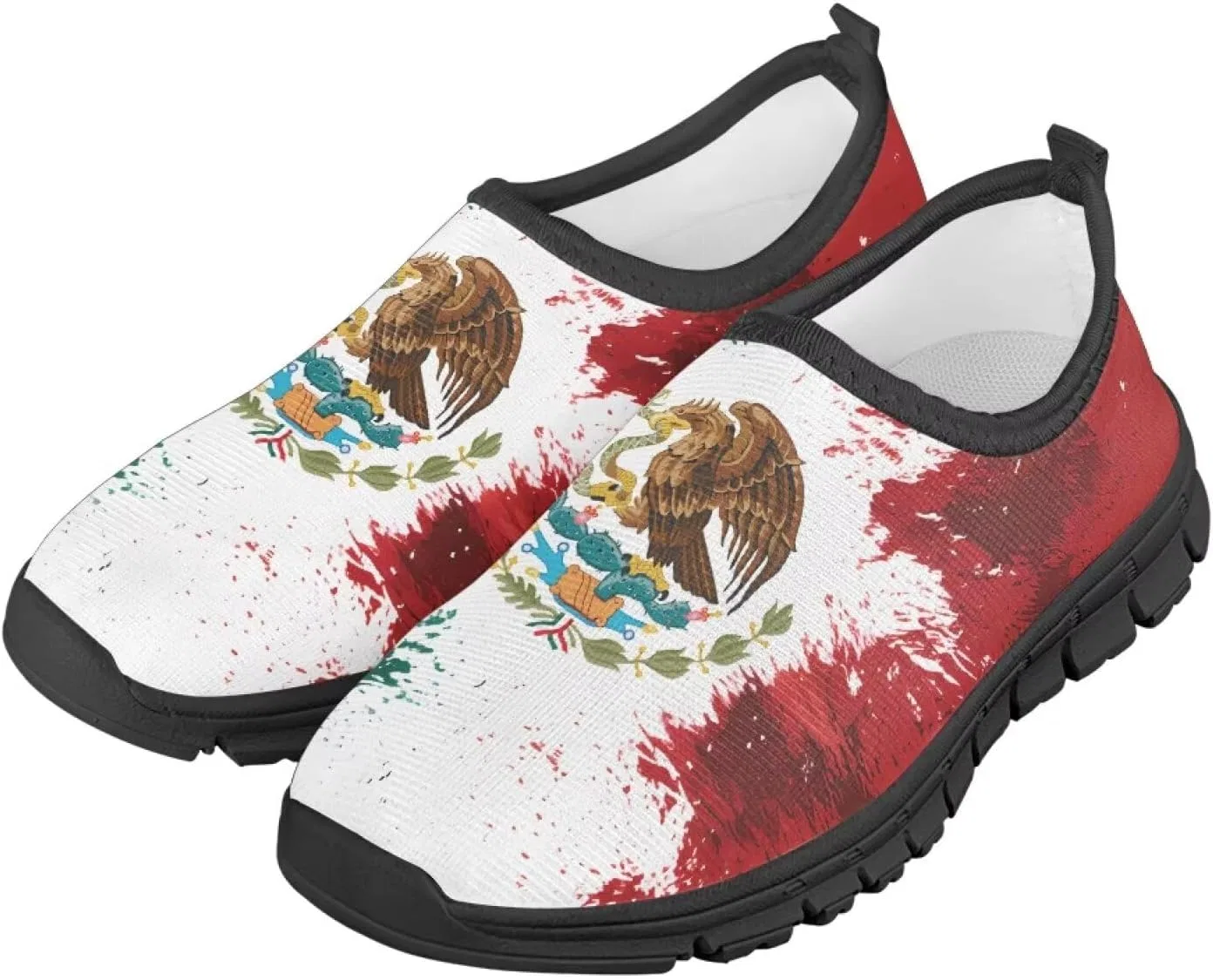 Детские слипоны с принтом для мальчиков Quxjehoe, Mexico Flag Eagle Print