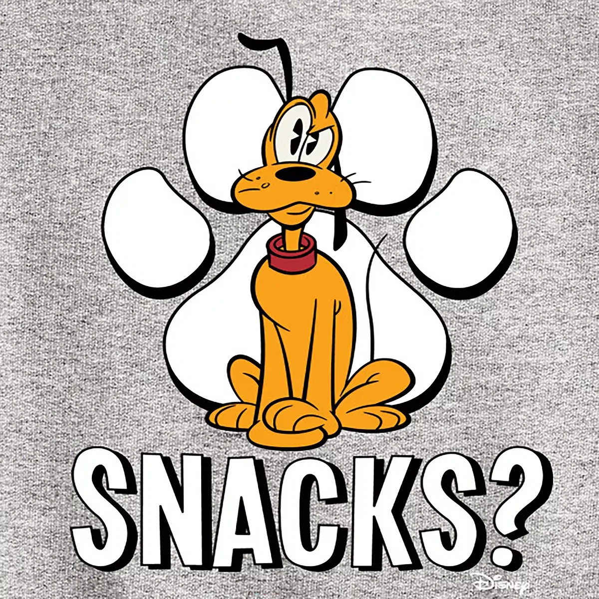Детская кофта с принтом для мальчиков Pluto Snacks? Disney, Athletic Heather — фото 2