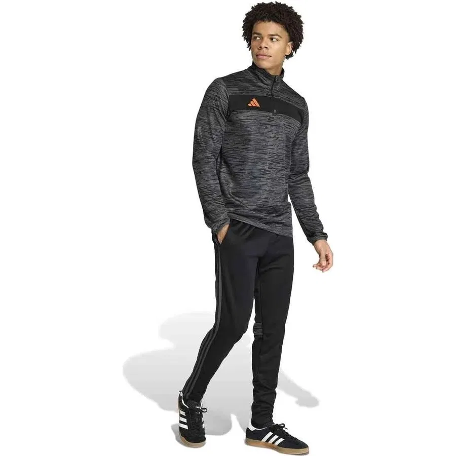 Мужская спортивная кофта с длинным рукавом adidas Tiro Es Top, Черный — фото 4