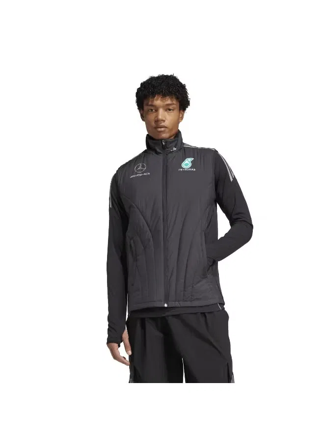 Жилет утепленный с логотипом Mercedes - AMG Petronas Formula One Team Adidas, черный — фото 2