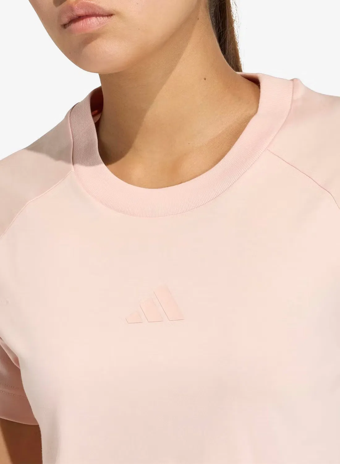 Футболка с принтом Soft lux Adidas, синий — фото 3