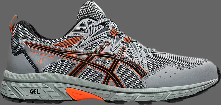 

Кроссовки gel venture 8 4e extra wide 'sheet rock habanero' Asics, серый