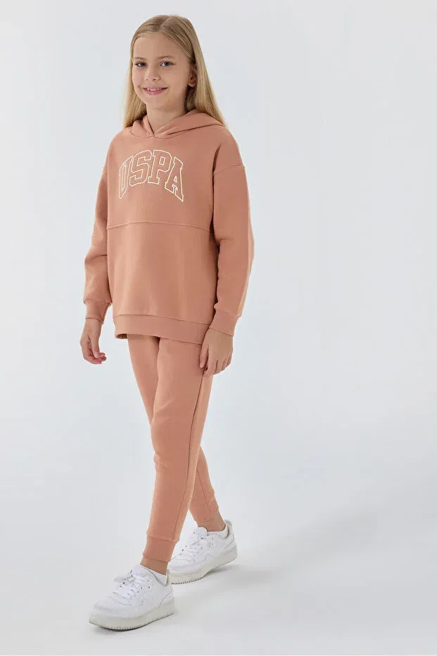 Детский спортивный комплект для девочек с лицензионным принтом U.S. Polo Assn., Tile — фото 3