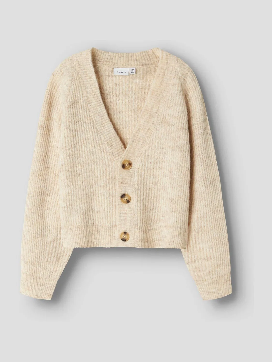 Кардиган вязаный на пуговицах Name It, Cream