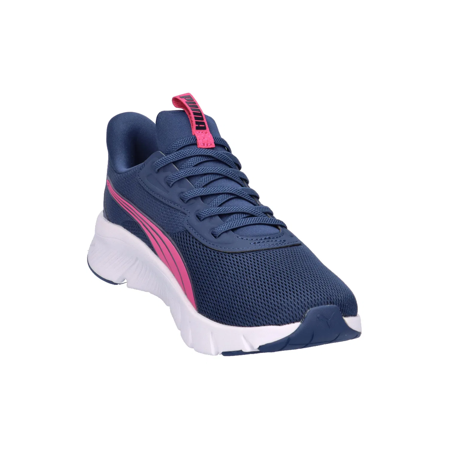 Детские кроссовки с технологией SLIPTECH Puma Flexfocus Lite SLIPTECH Jr, Konigsblau Rosa Mediterranes Blau — фото 2