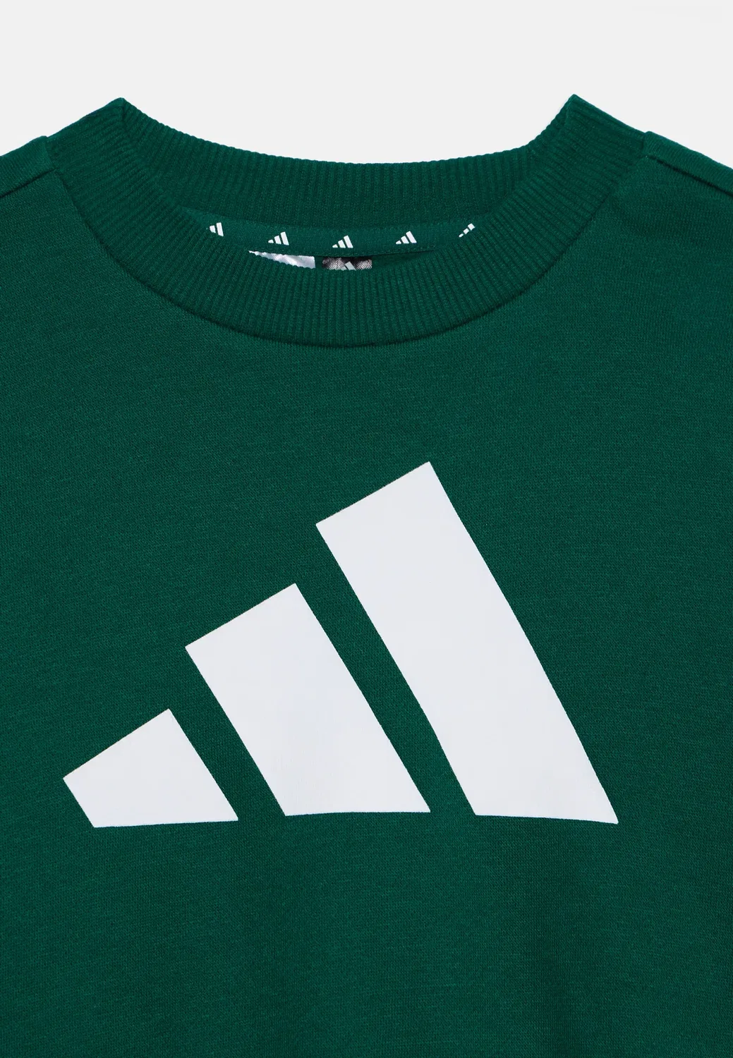 Универсальный спортивный костюм Block Little Unisex Adidas Performance, Collegiate Green/White — фото 4