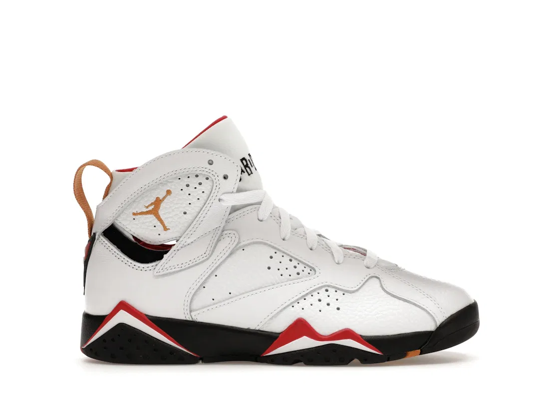 Детские кроссовки Lifestyle с обновленной технологией Jordan 7 Retro Jordan, White/Black/Cardinal Red/Chutney
