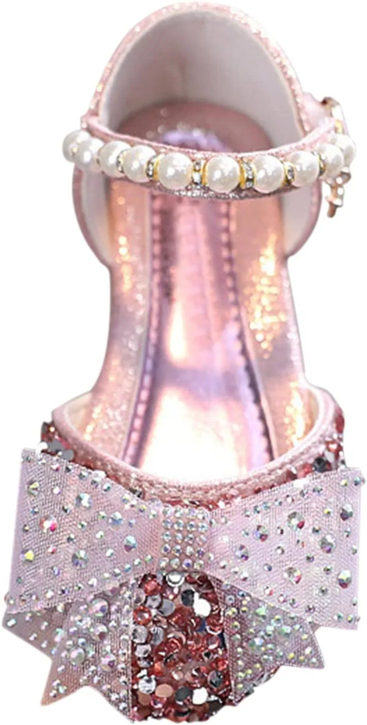 Детские туфли для девочек с LED-подсветкой Princess Girls, Pink