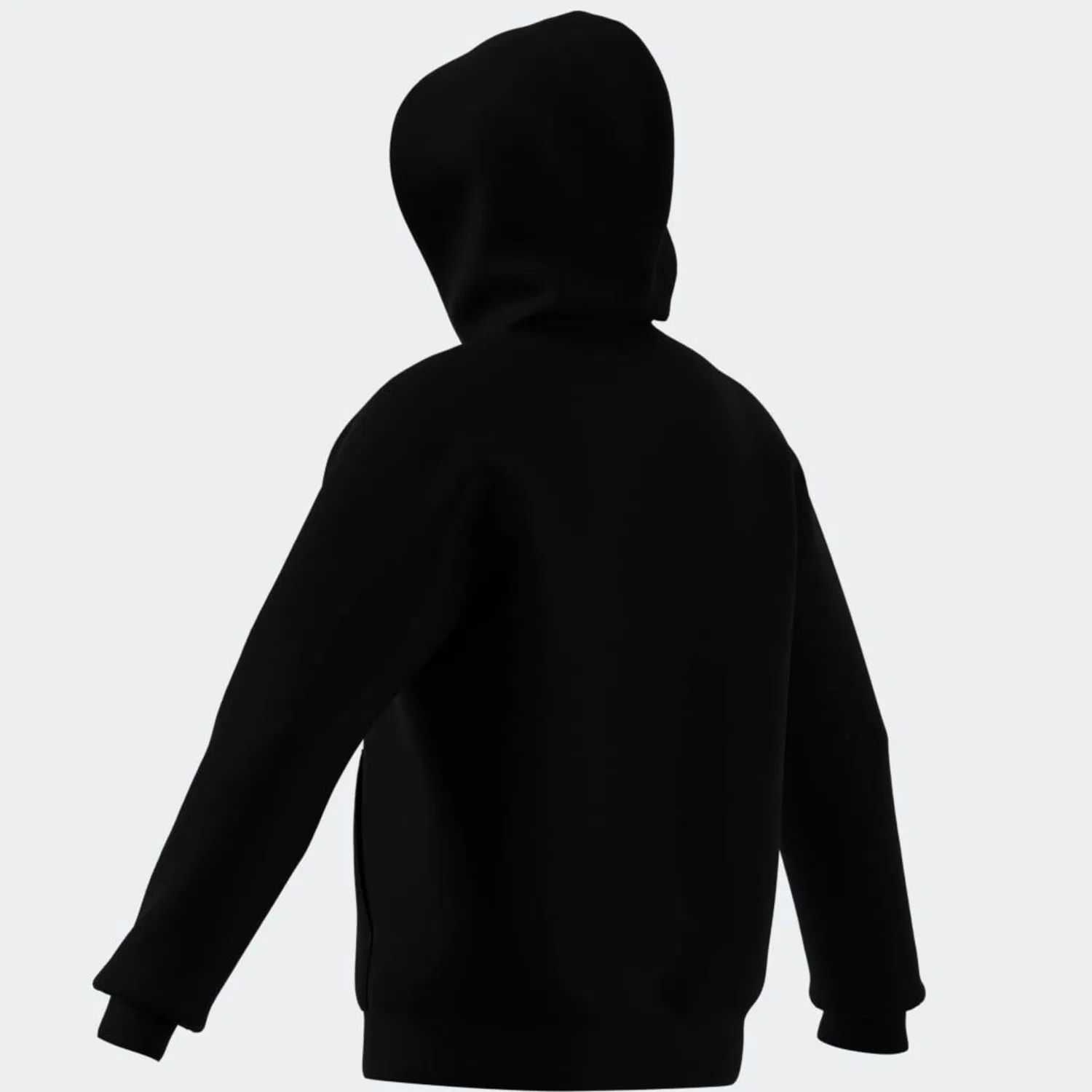Мужская куртка с капюшоном на молнии Trefoil Essentials Adidas Originals, Black — фото 4