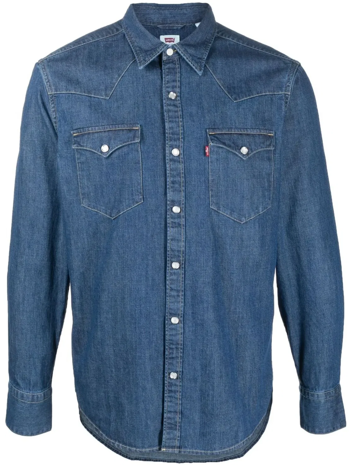 Levi's Рубашка джинсовая синяя
