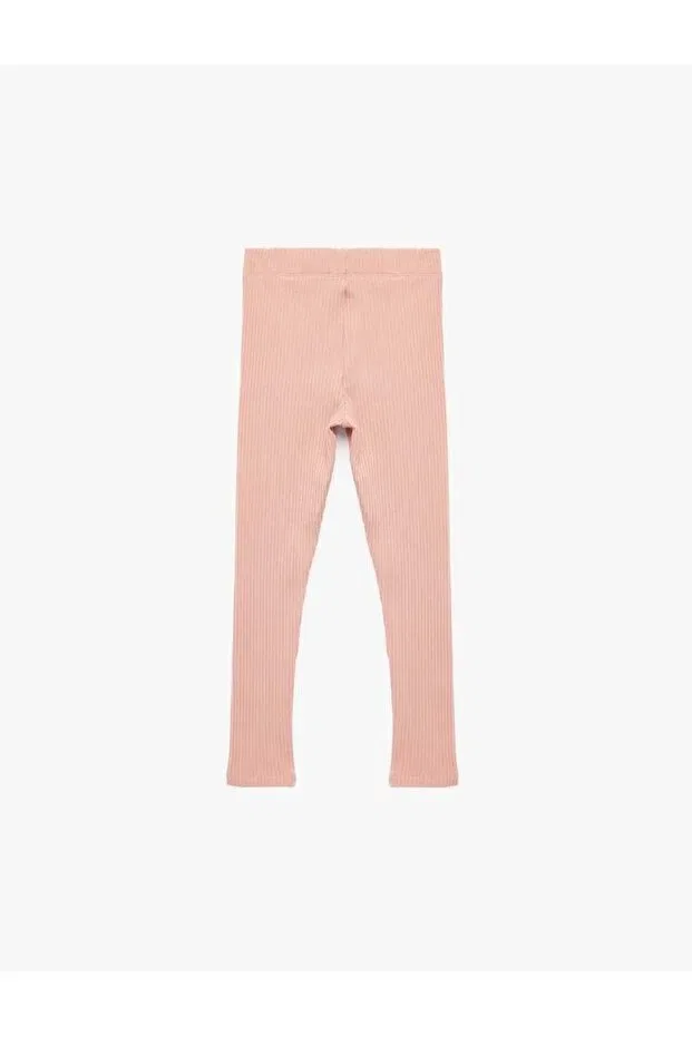Детские леггинсы для девочек без карманов Pink Koton, Rose — фото 2