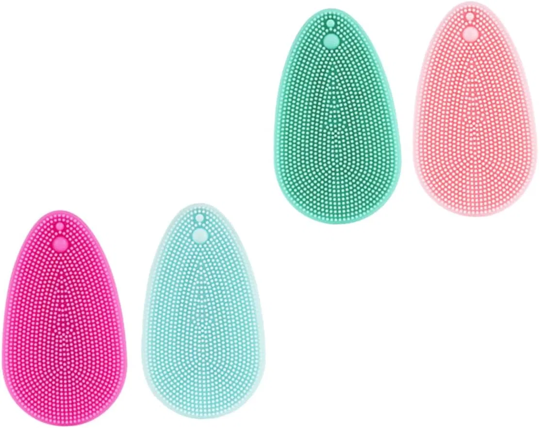 Набор щеток для лица, MAGICLULU, 3 штуки, 8x4.5 см, Розовый — фото 3