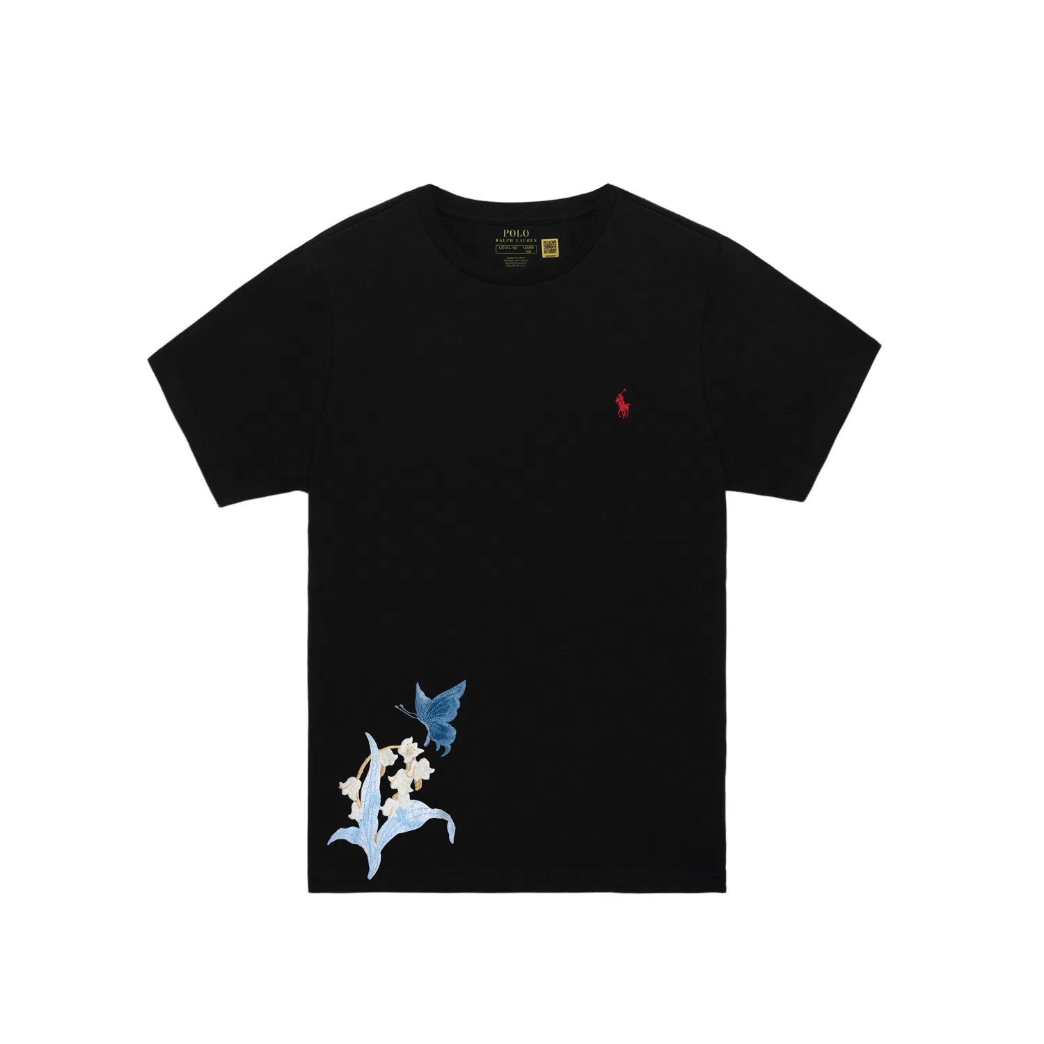 Детская футболка хлопковая с вышивкой Polo Ralph Lauren — фото 3