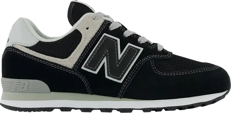 

Кроссовки New Balance 574 Big Kid 'Core Pack - Black White', черный