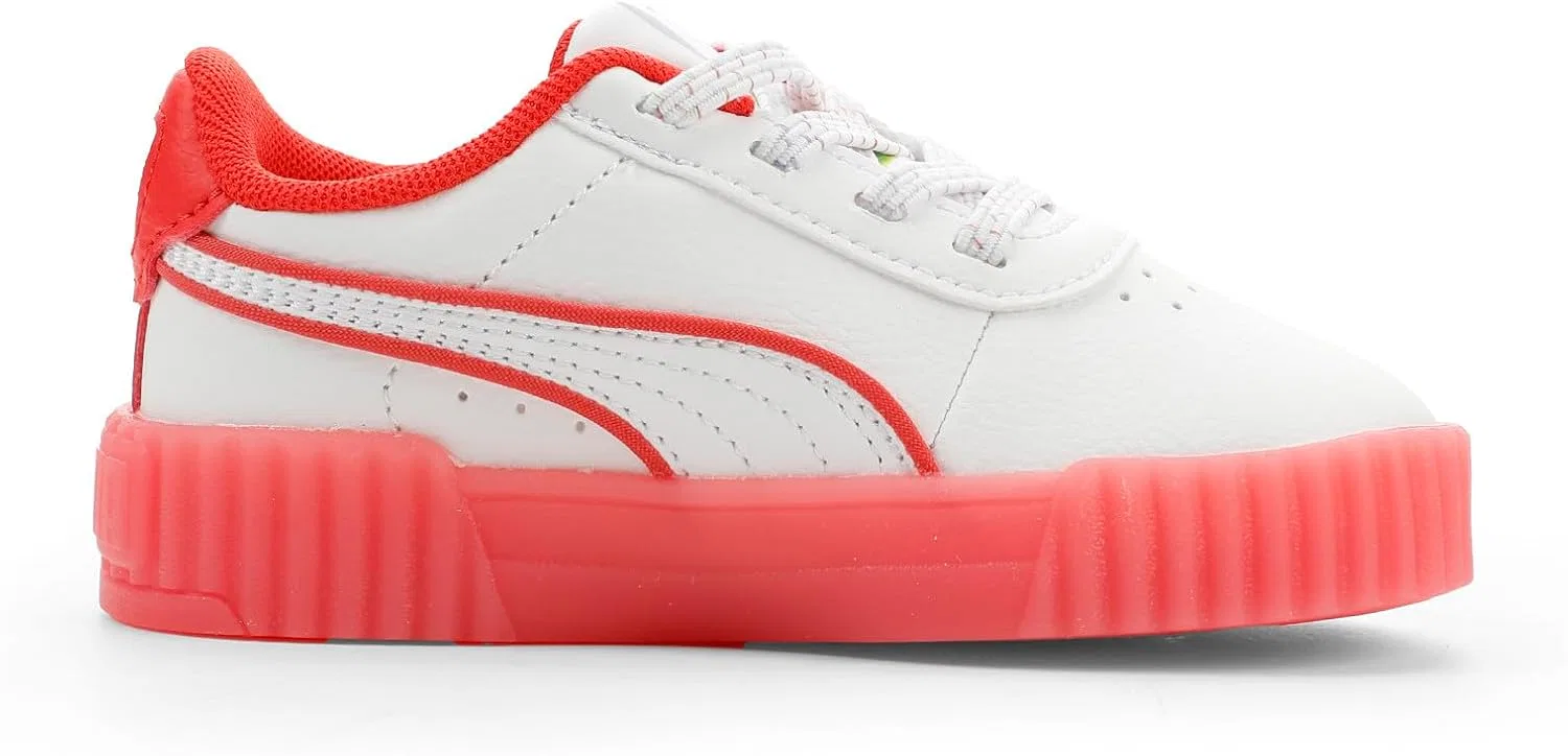 Детские кроссовки для девочек с принтом Carina 3.0 PUMA, Pink — фото 4