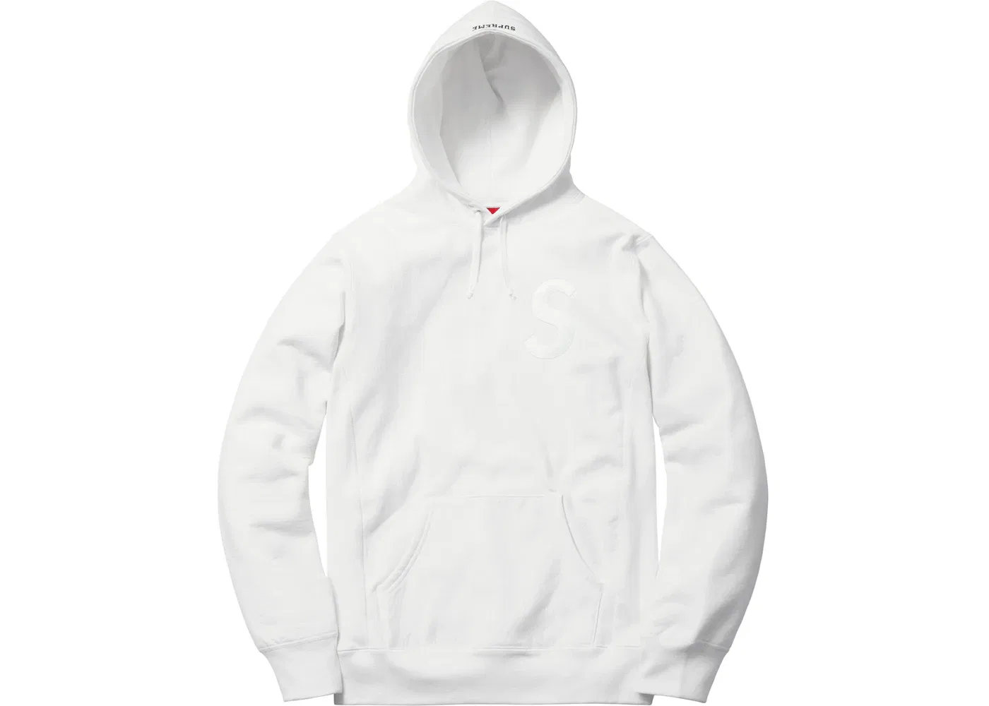 Мужская худи Supreme Supreme Tonal S Logo Hoodie, White