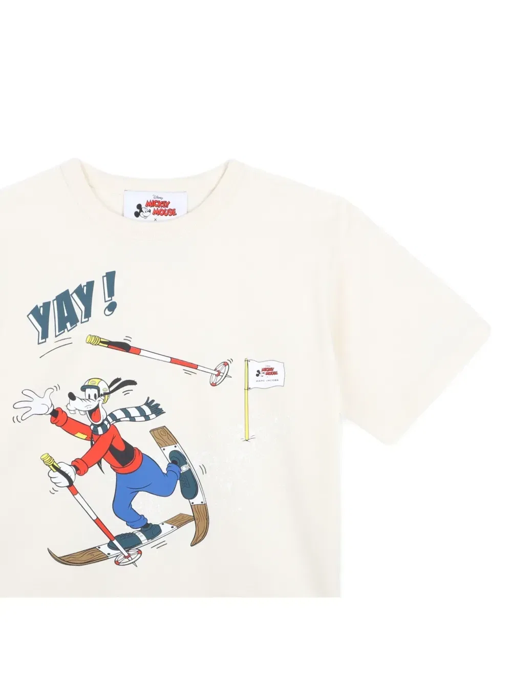 Футболка с графичным принтом из коллаборации с Disney Marc Jacobs Kids, белый — фото 3