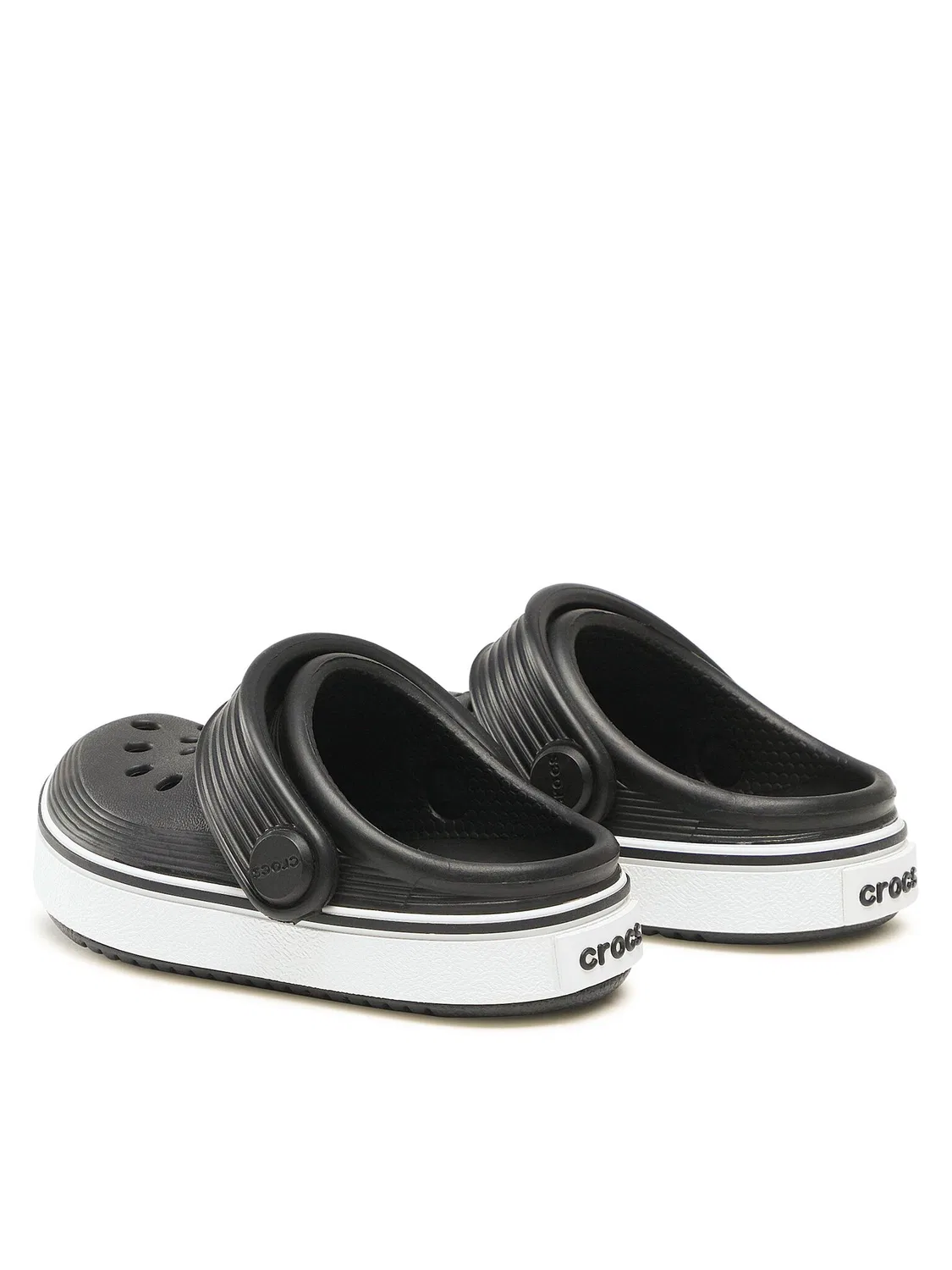 Шлепанцы для мальчика Crocband Clean Clog Crocs, черный — фото 3