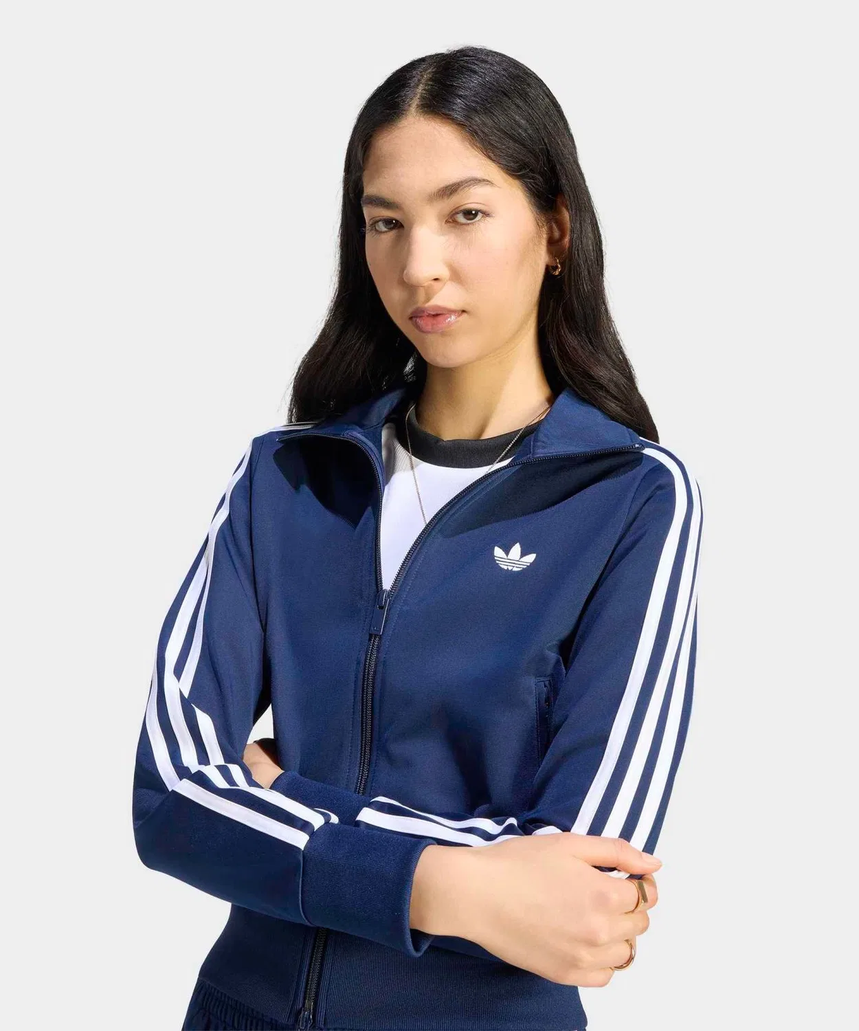 Женский джерси-топ Firebird Classic Track Top Adidas, Blue — фото 3