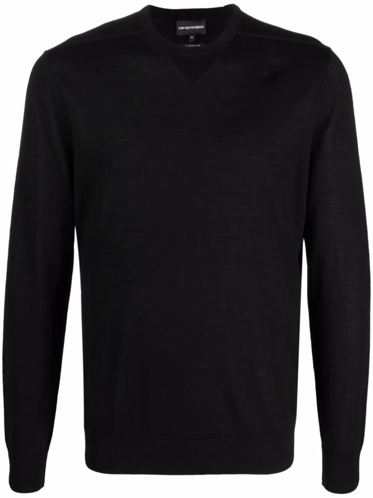 

Emporio Armani джемпер с круглым вырезом, черный