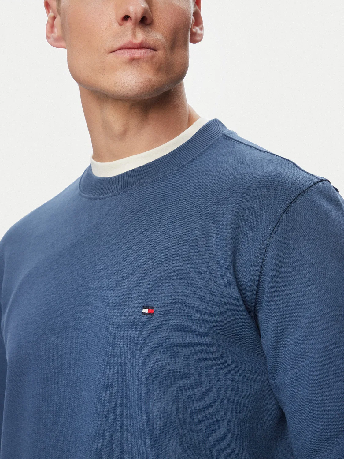 Мужская толстовка стандартного кроя Tommy Hilfiger, синий — фото 4