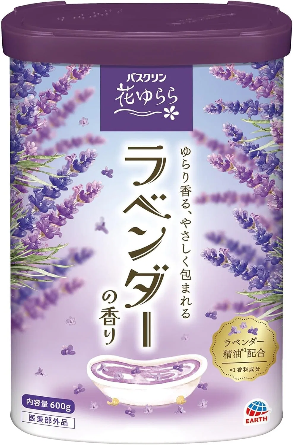 Соль для ванн Bathclin Standard, 600 г, Lavender Scent