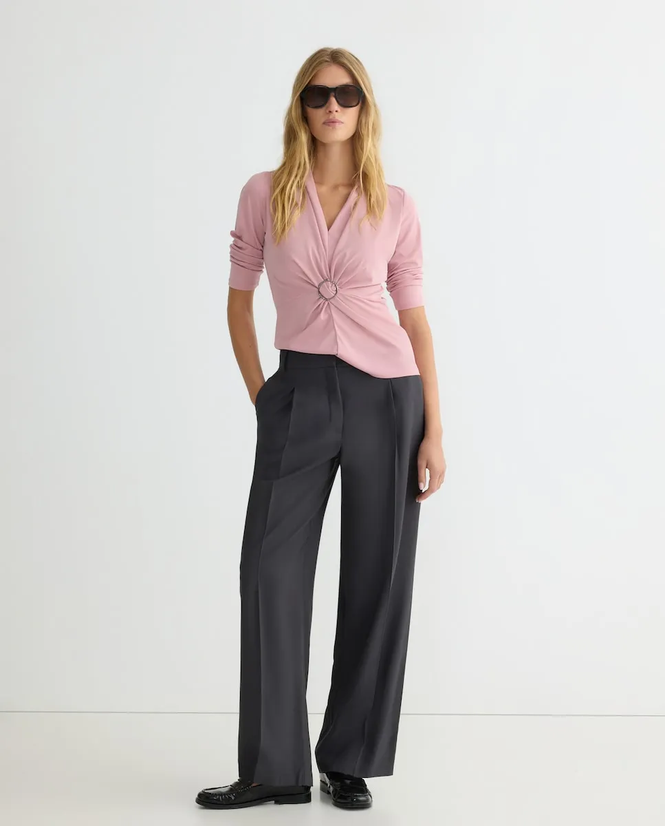 

Женская футболка с длинным рукавом 3/4 Zermatt, розовый