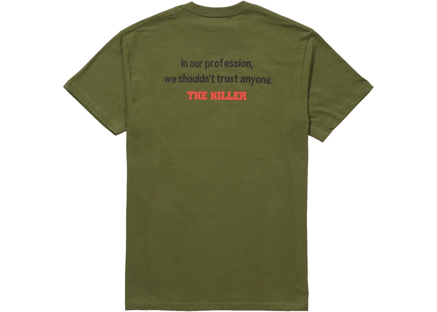 Мужская футболка с принтом The Killer Trust Tee Supreme, Olive — фото 2
