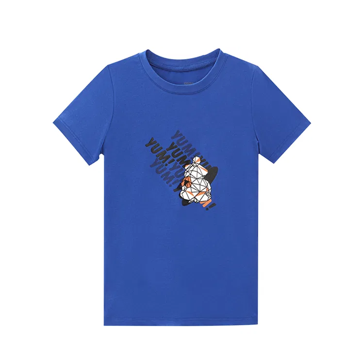 Детская футболка хлопковая Red Bean, Royal Blue