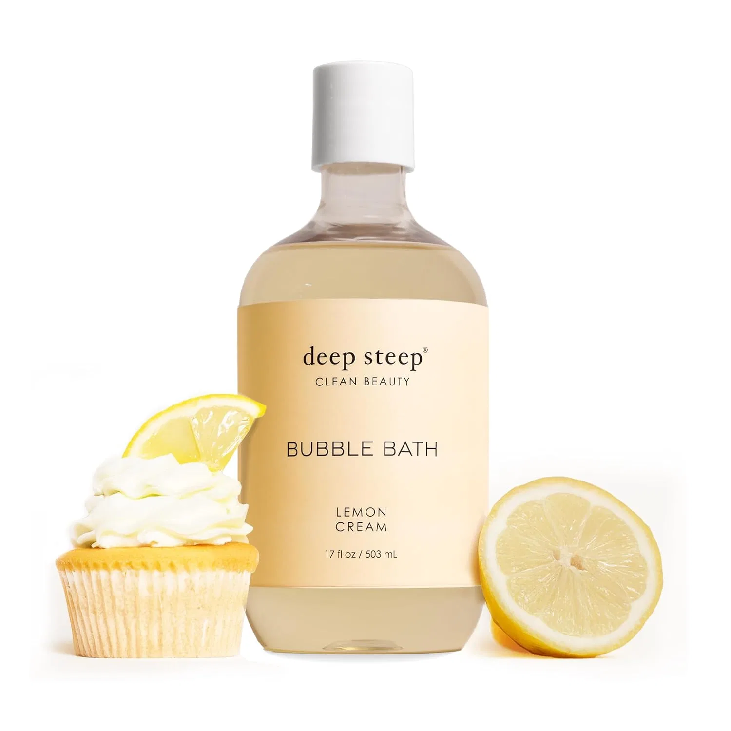 Пена для ванн Classic Bubble Bath, Deep Steep, 17 fl oz, Lemon Cream
