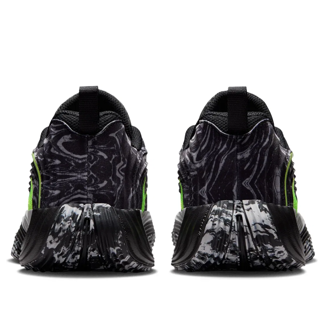 Детские кроссовки с синтетическим верхом Giannis Immortality 5 'Black Volt' Nike, Black/Volt/Light Smoke Grey — фото 4