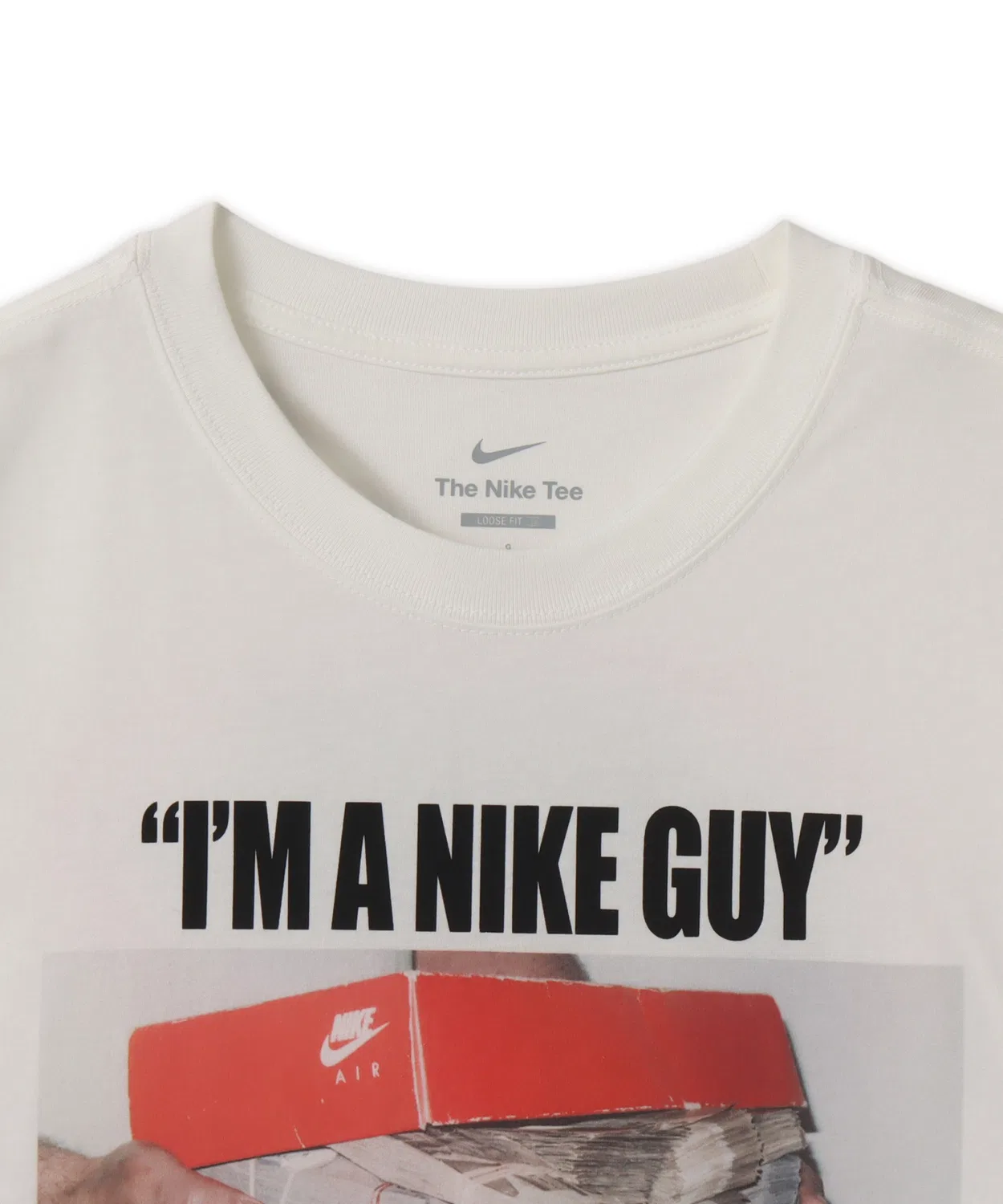 Мужская футболка с длинным рукавомNike LJ T-シャツ M90 SB, White — фото 3