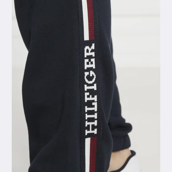 Спортивные брюки стандартного кроя в полоску с широкими полосками Tommy Hilfiger, синий — фото 3