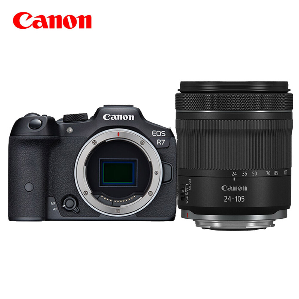 

Цифровой фотоаппарат Canon EOS R7 4K RF 24-105mm с картой памяти 64G